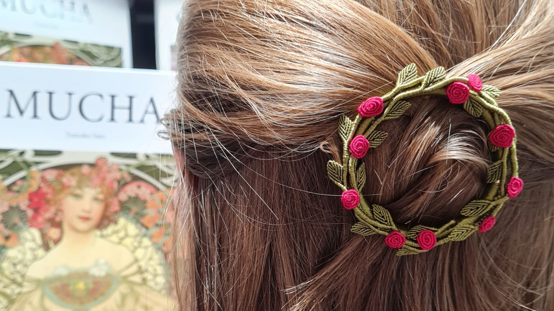 Micro macrame v štýle secesie